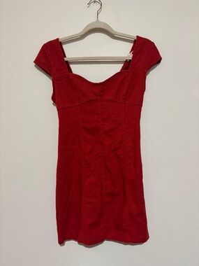 Lottie Moss Red Dress Womens Size M Mini Date Night